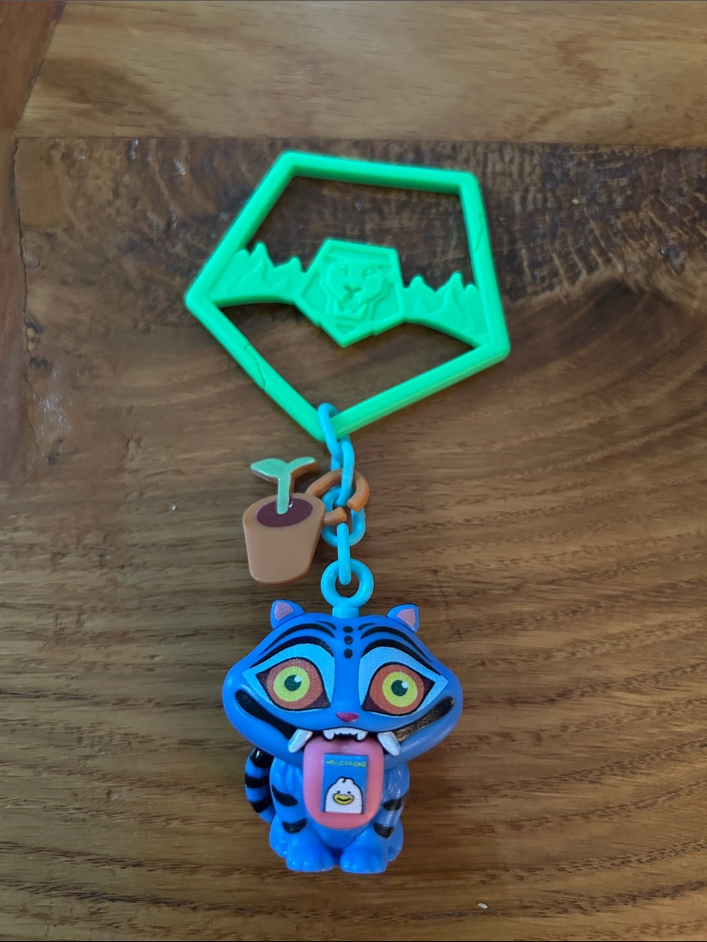 K-pop Demon Hunters Hello Friend Mini Collectible Keychain Figure- Derby Tiger